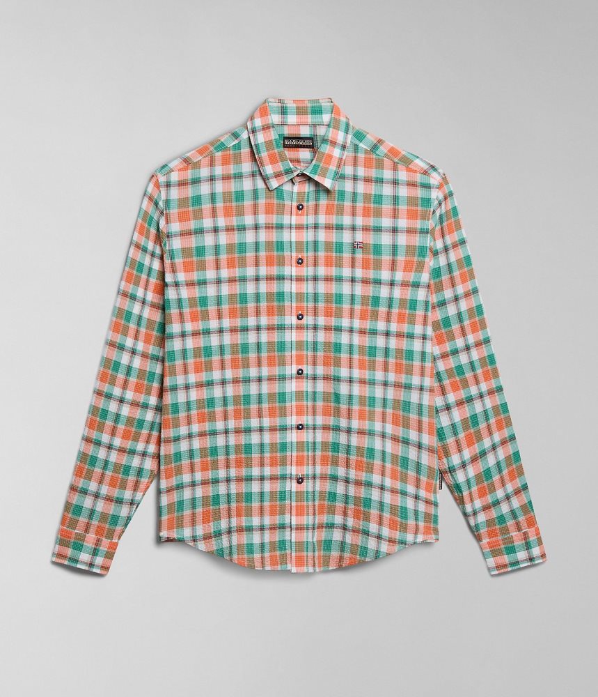 Napapijri Tulita Long Sleeve Shirt Muške Košulje Multicolour | RELQ-14569