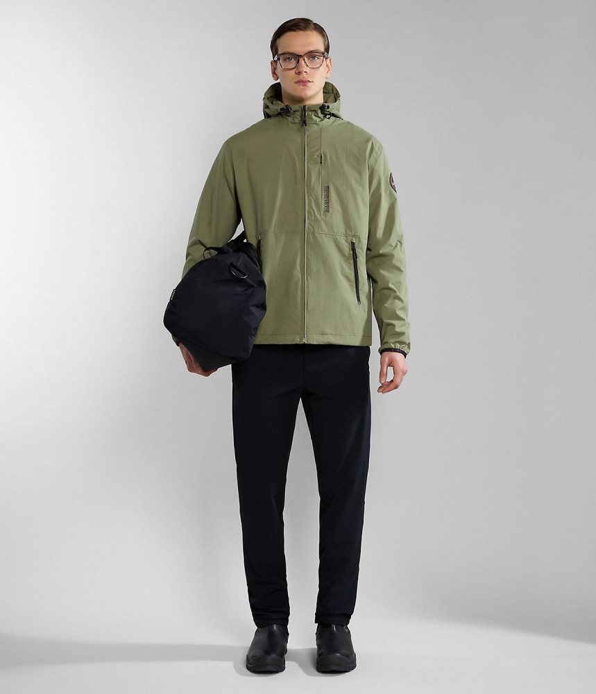 Napapijri Tundra Jacket Muške Short Jackets Zelene | ZLIF-86519