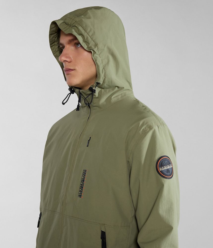 Napapijri Tundra Jacket Muške Short Jackets Zelene | ZLIF-86519