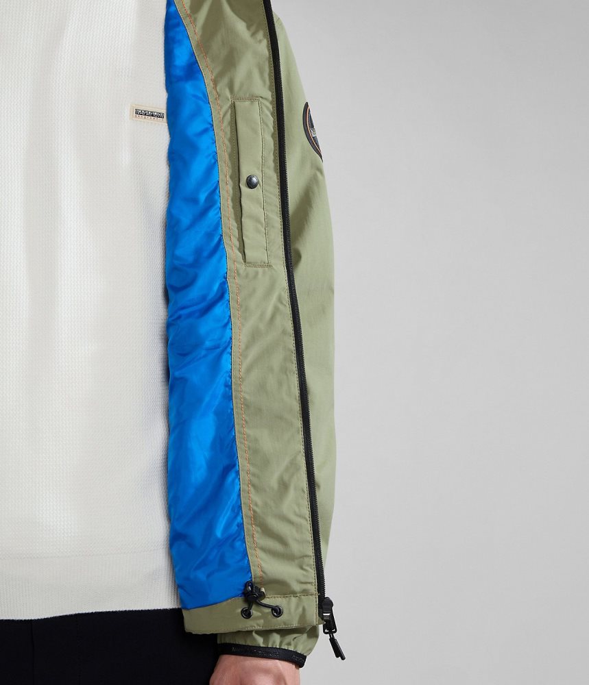 Napapijri Tundra Jacket Muške Short Jackets Zelene | ZLIF-86519