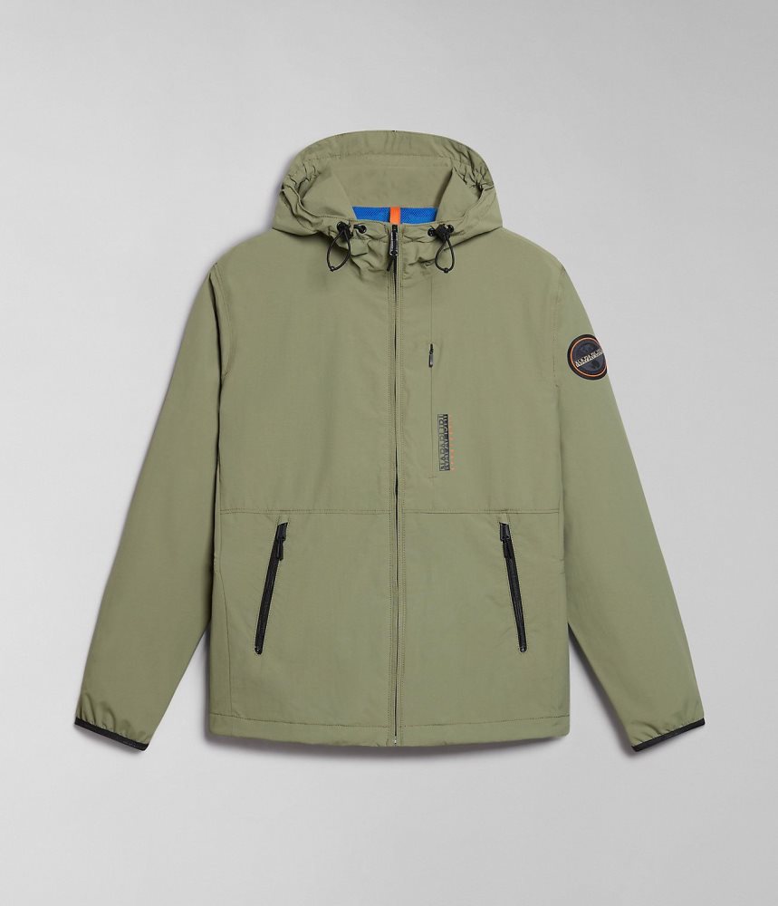 Napapijri Tundra Jacket Muške Short Jackets Zelene | ZLIF-86519