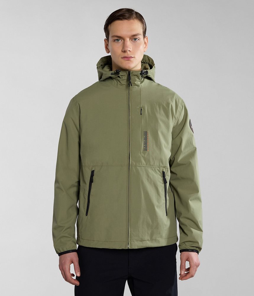 Napapijri Tundra Jacket Muške Short Jackets Zelene | ZLIF-86519