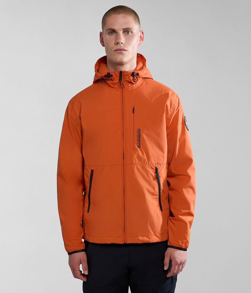 Napapijri Tundra Jacket Muške Vjetrovka Narančaste | KNZQ-78165