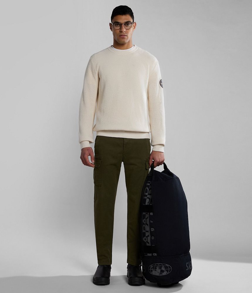 Napapijri Yasuni Cargo Trousers Muške Cargo Hlače Kaki Boja Zelene | RMQC-86153